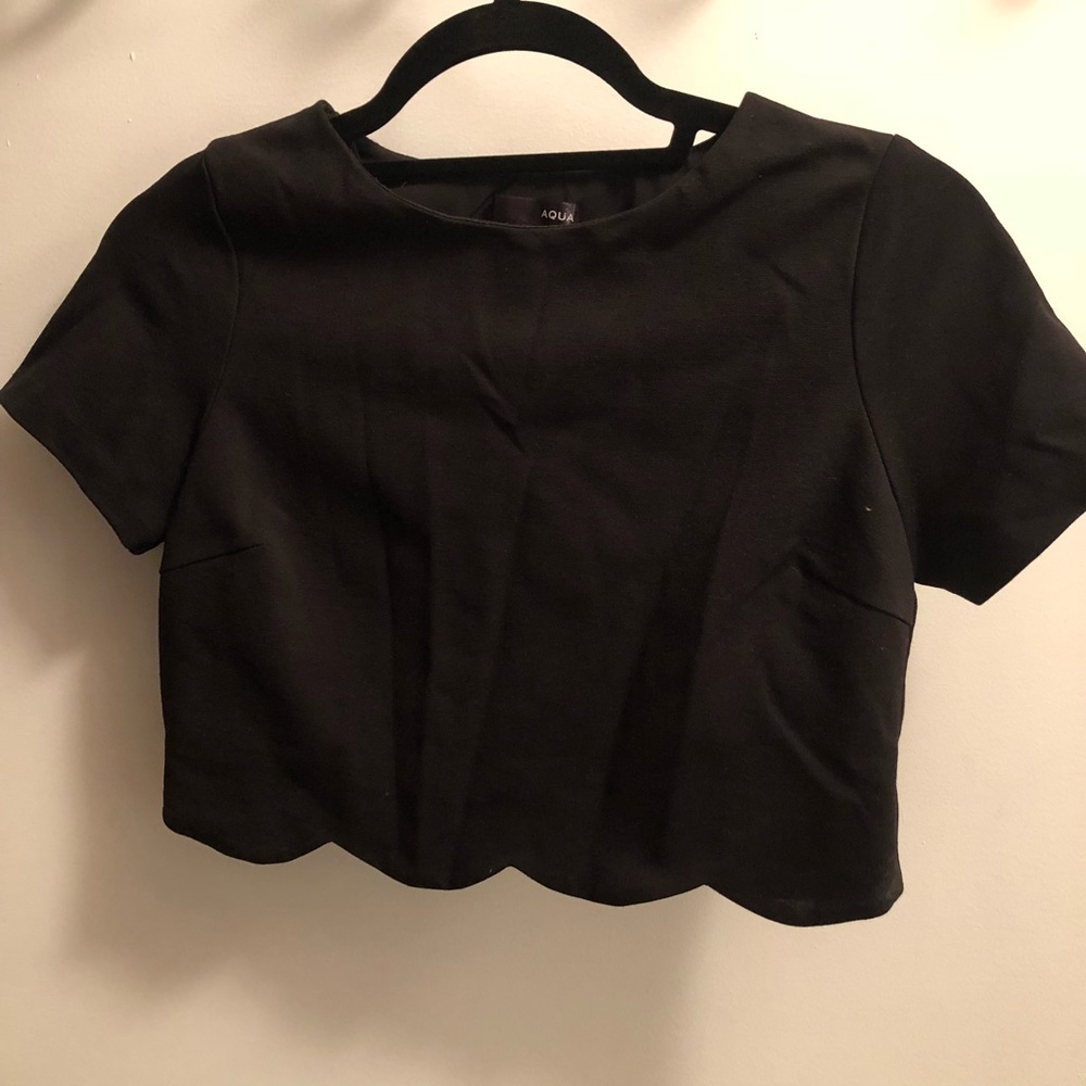 Aqua crop top